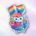 Holo-Sticker "Pride-Schaf"