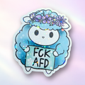 Holo-Sticker "Schaf - FCK AFD"