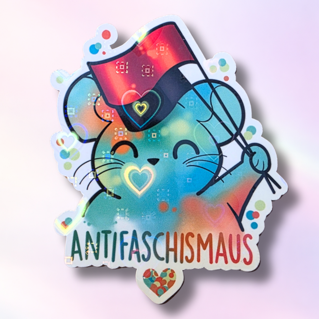 Holo-Sticker "Antifaschismaus"