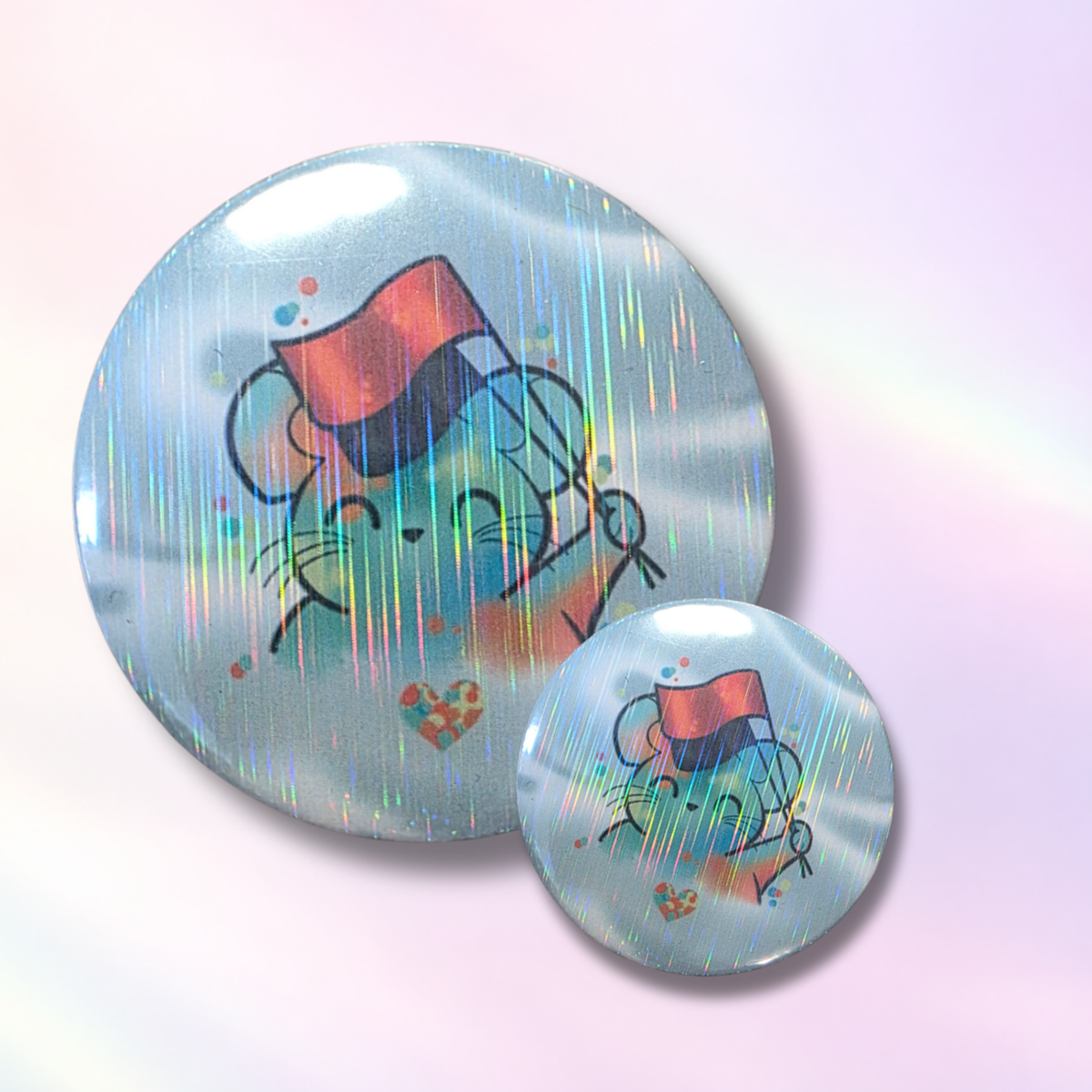 Button "Antifaschismaus"