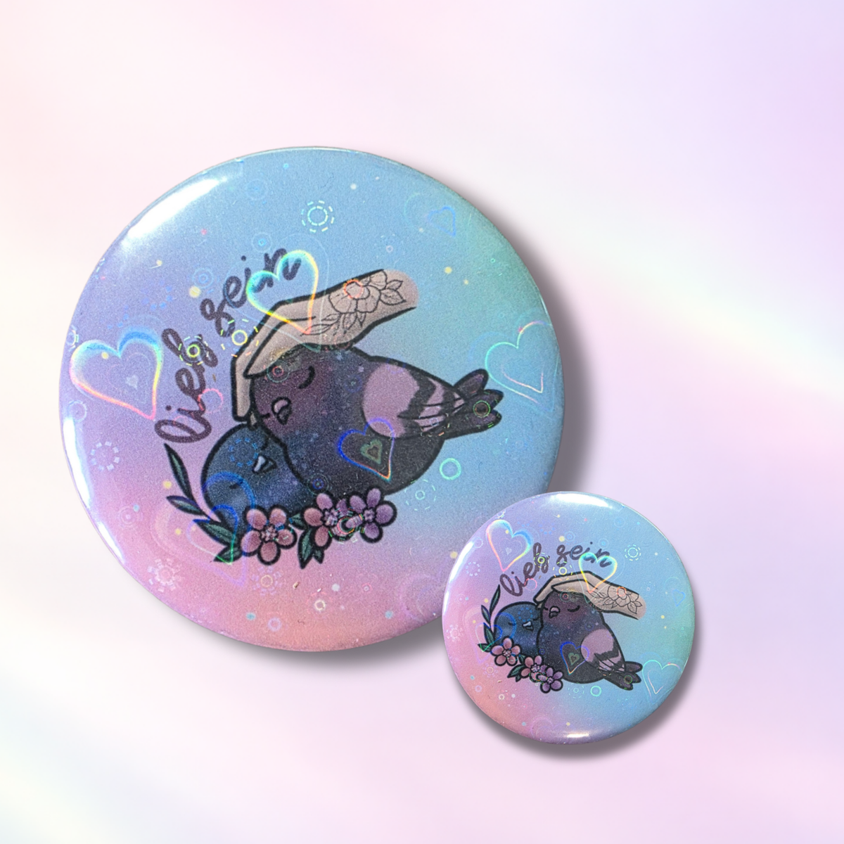 Button "LiebSein"