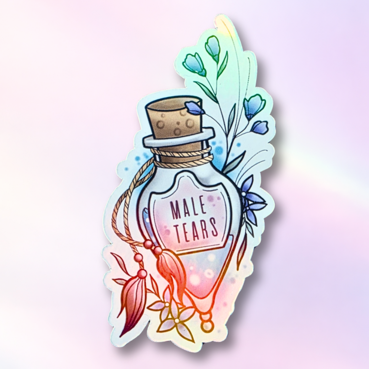 Holo-Sticker "Male Tears"