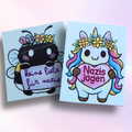 Temporary-Tattoo-Set "gegen Nazis"