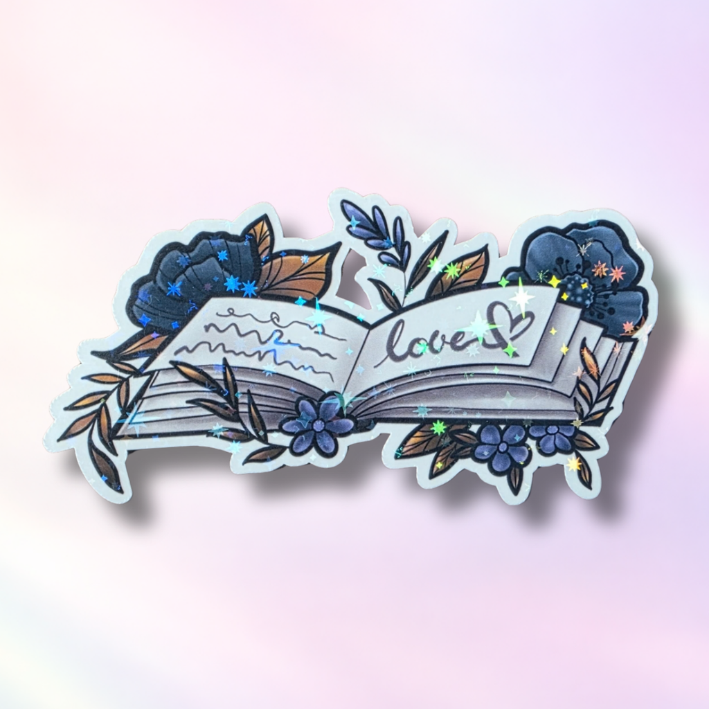Holo-Sticker-Bundle "Bücherliebe"