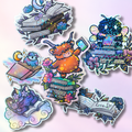 Holo-Sticker-Bundle "Bücherliebe"
