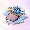 Holo-Sticker "SchafAufBuch"