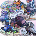Holo-Sticker-Bundle "Taubenliebe"