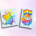 Temporary-Tattoo-Set "RainbowPride"