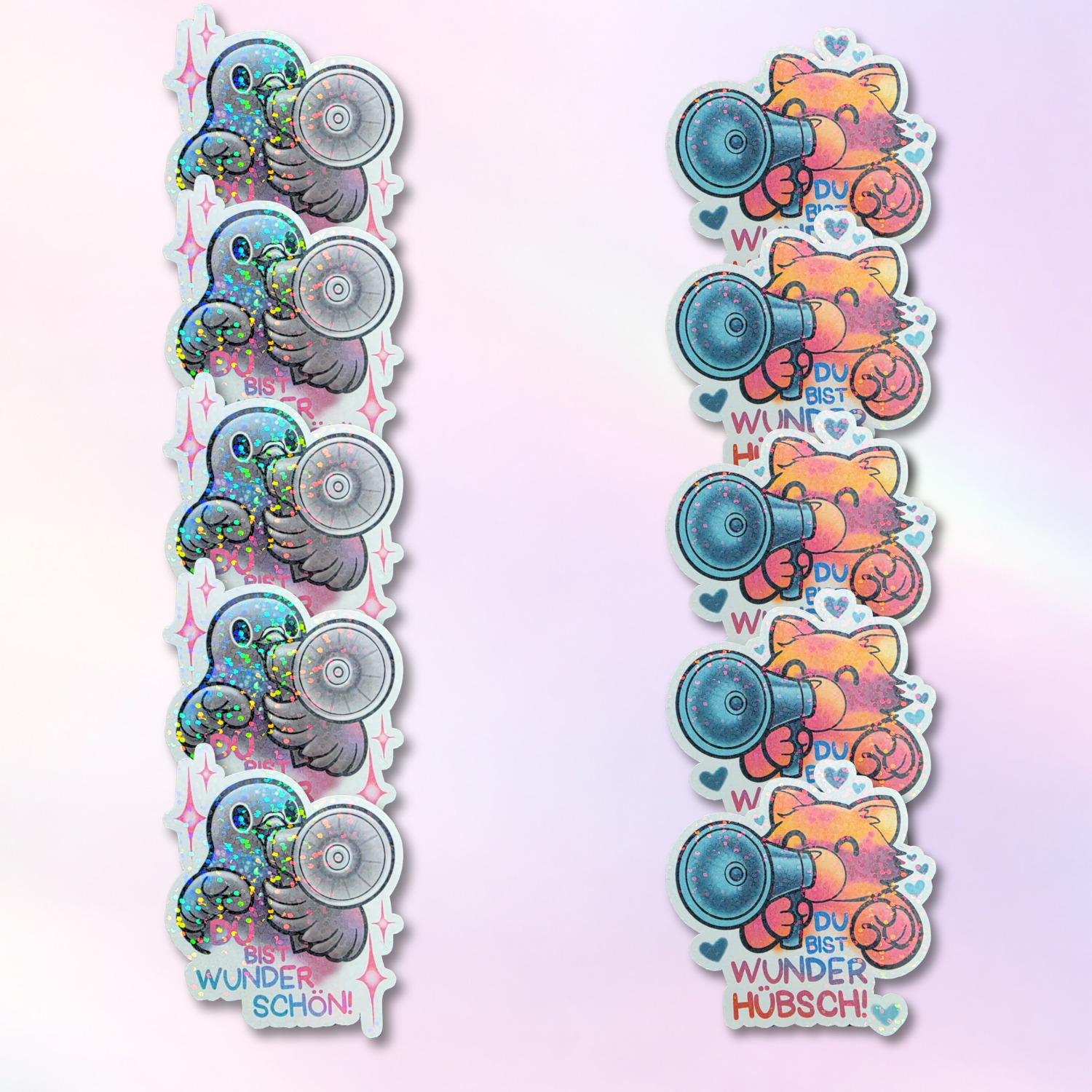 Holo-Sticker-Bundle "Mini-Wunderschönis"