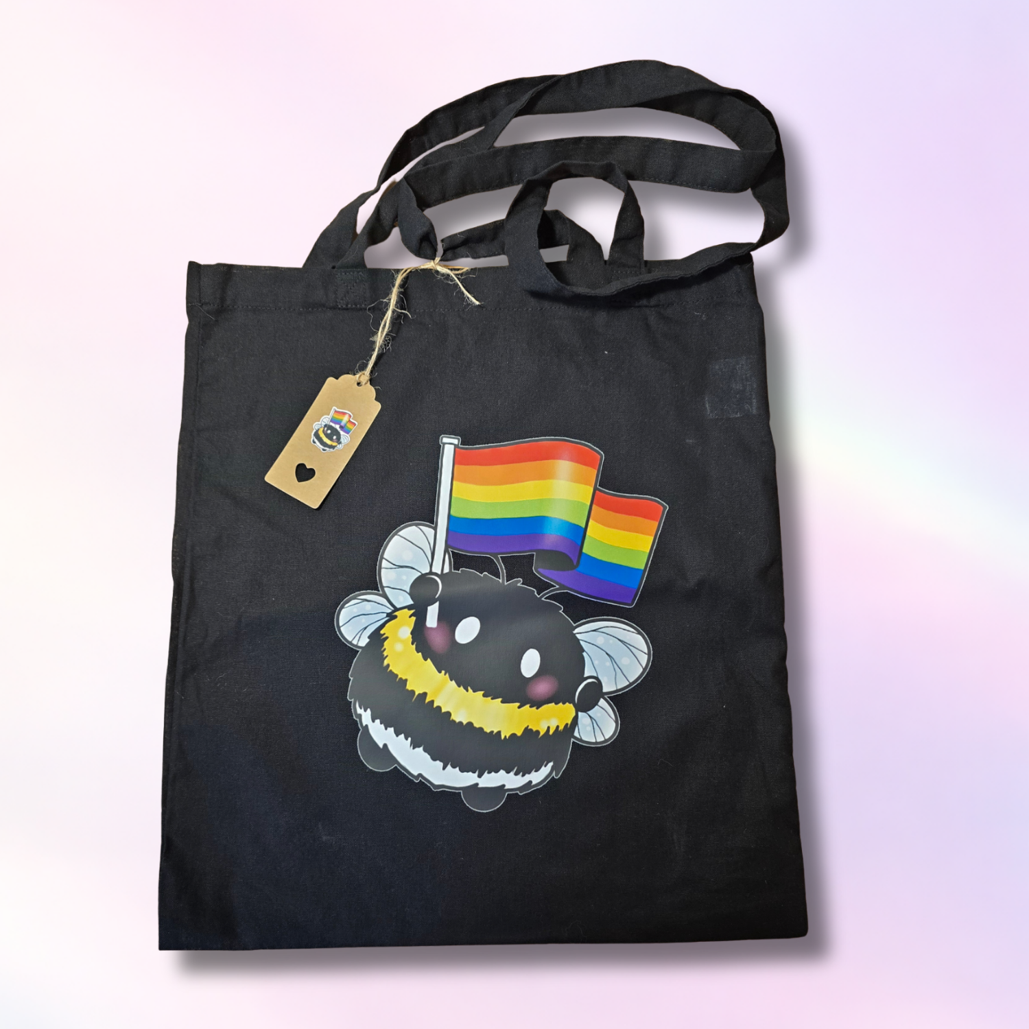 Beutel "PrideHummel"-schwarz-