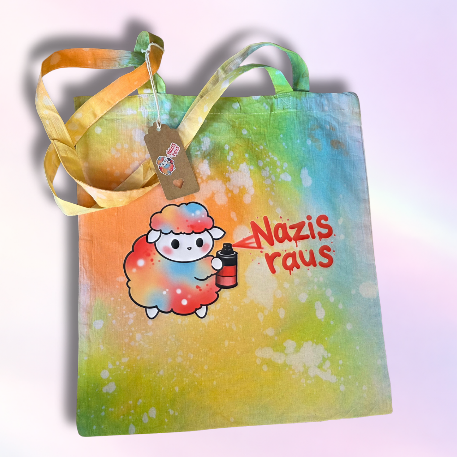 Beutel "NazisRaus-Schaf" - Unikat