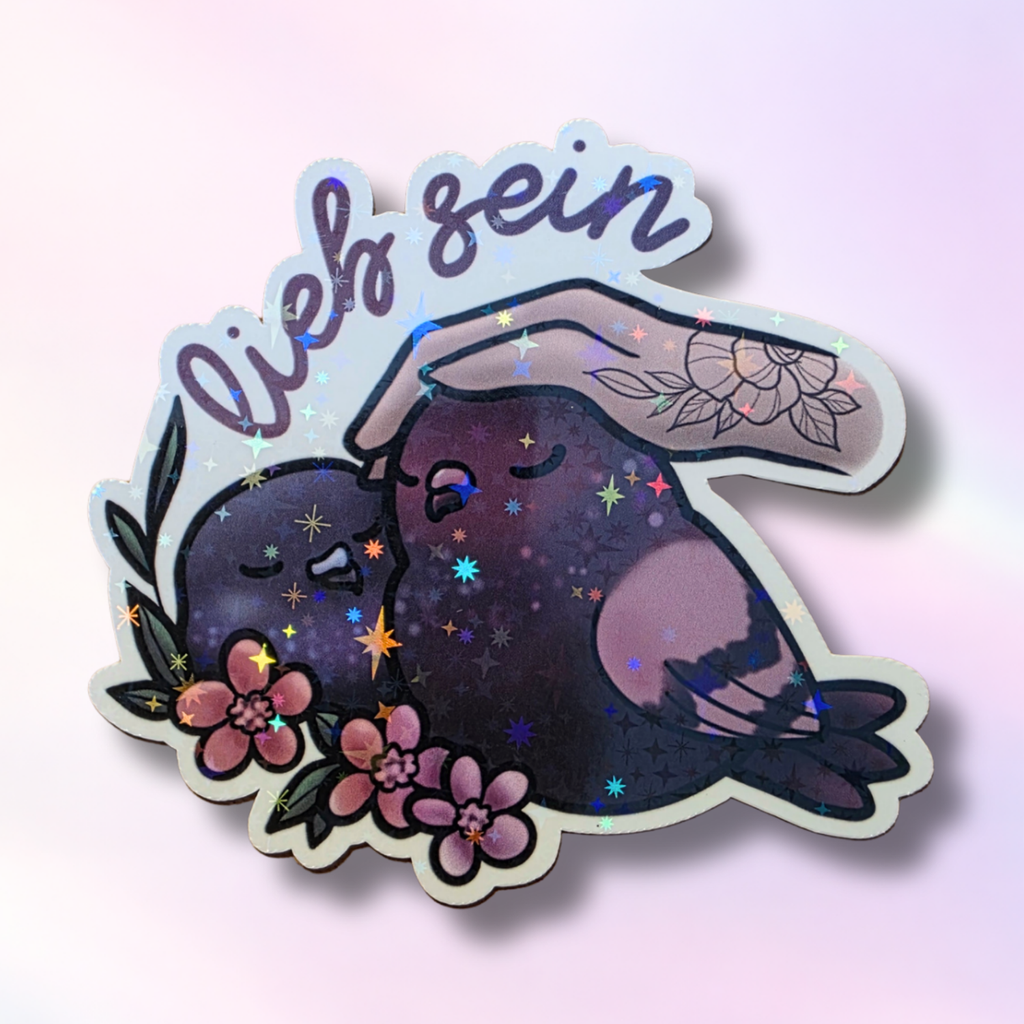 Holo-Sticker "LiebSein"