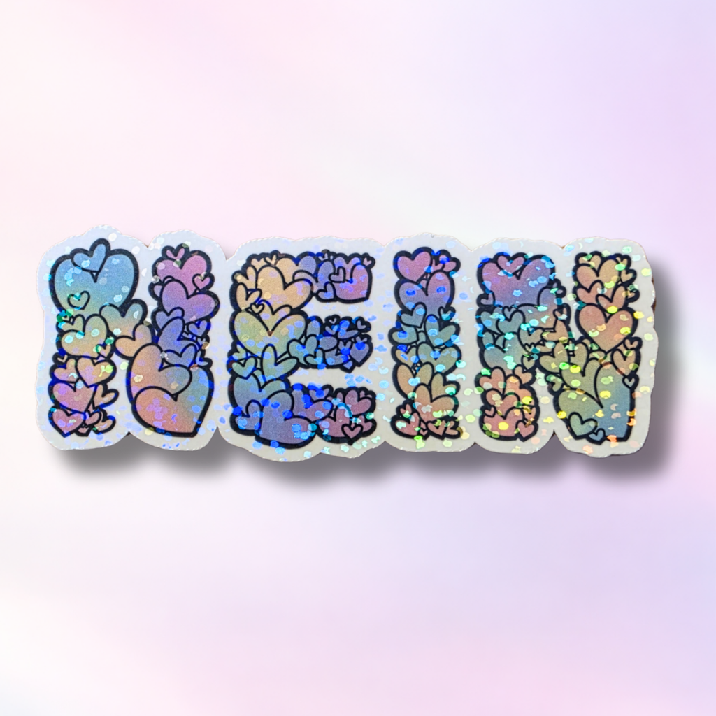 Holo-Sticker "NEIN"