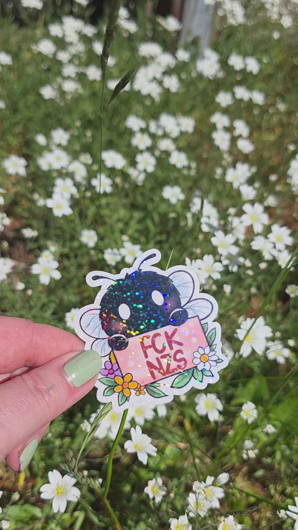 Holo-Sticker "Hummel - FCK NZS"