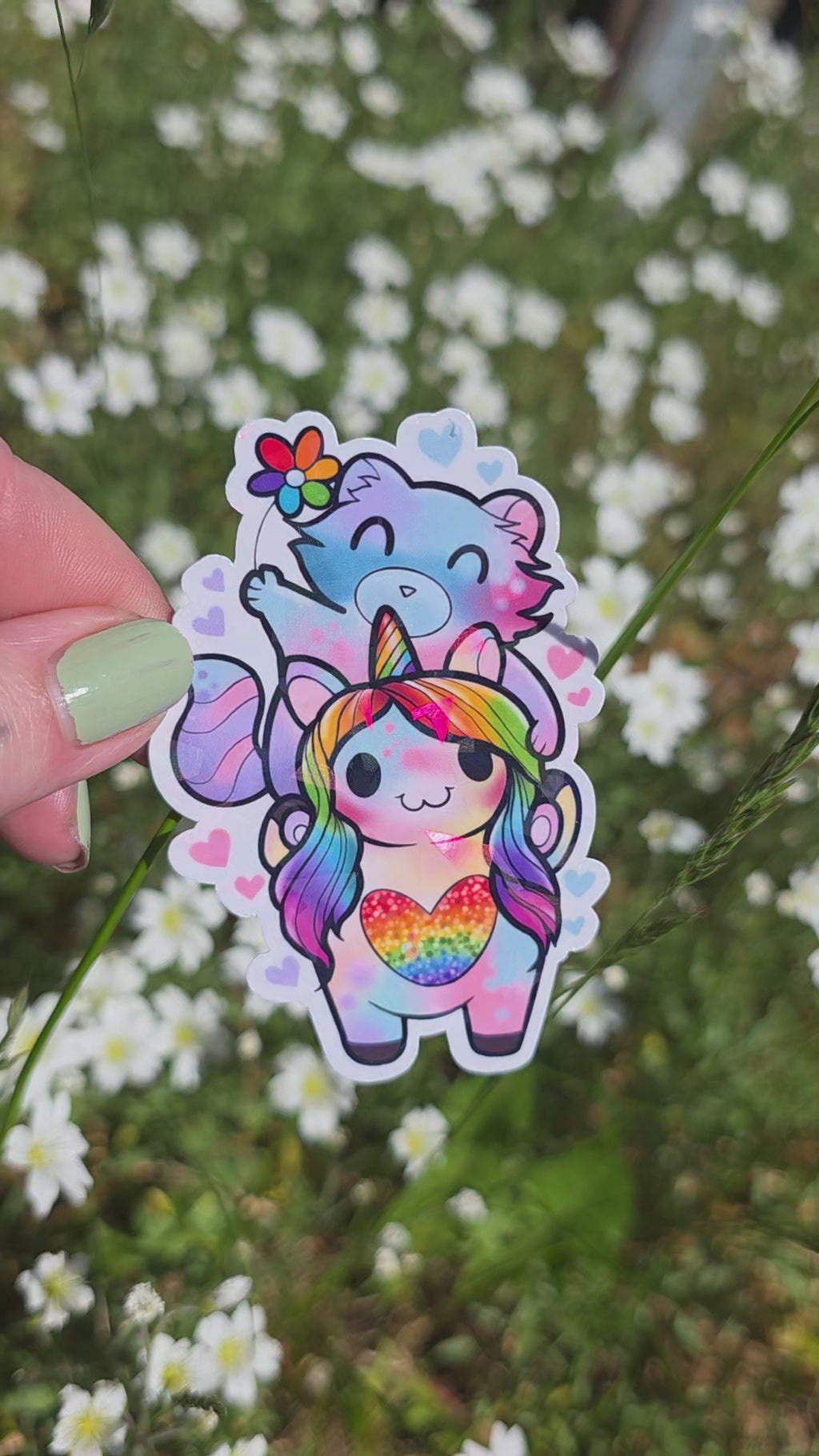 Holo-Sticker "HuckepackPride"
