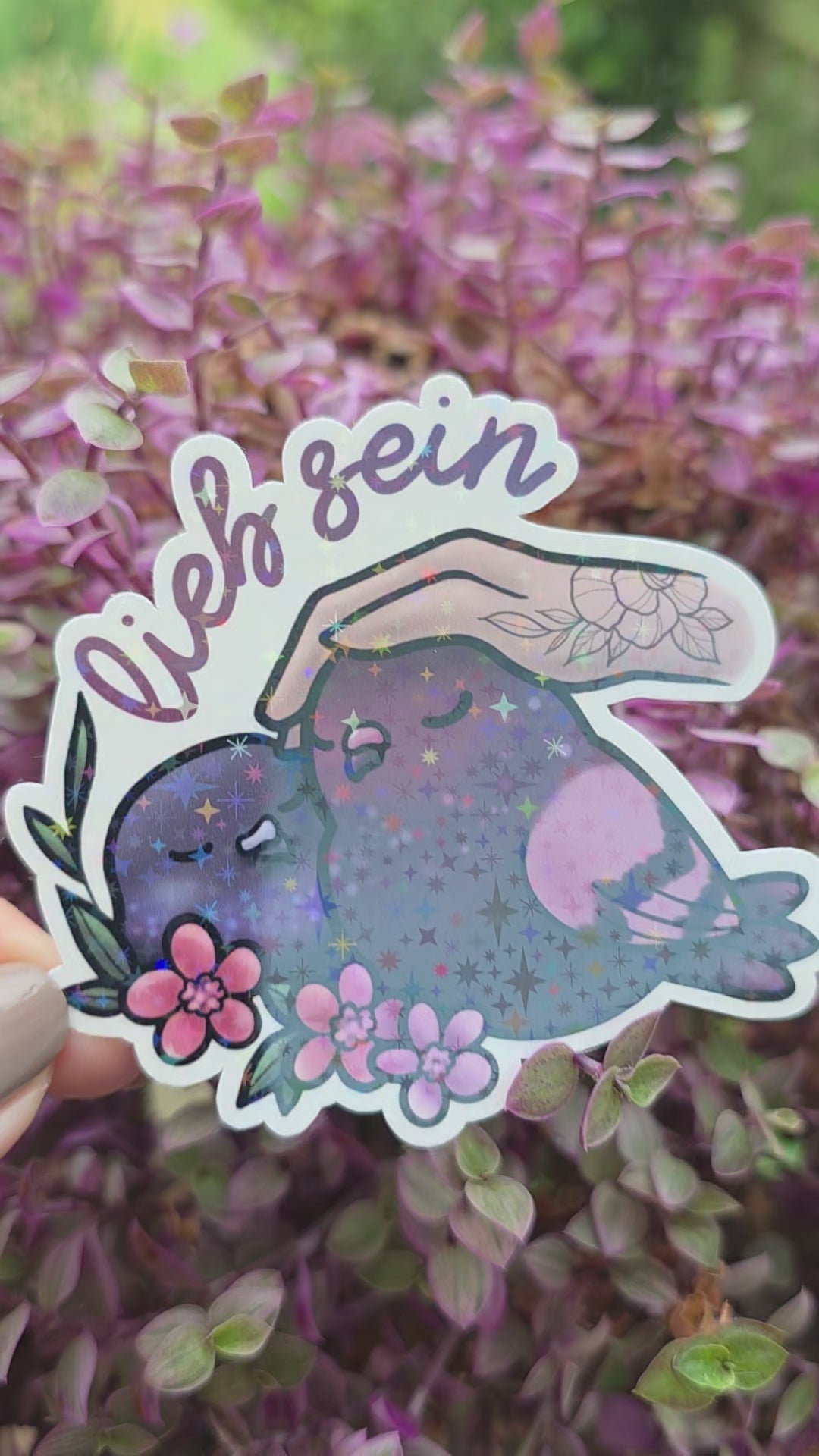 Holo-Sticker "LiebSein"