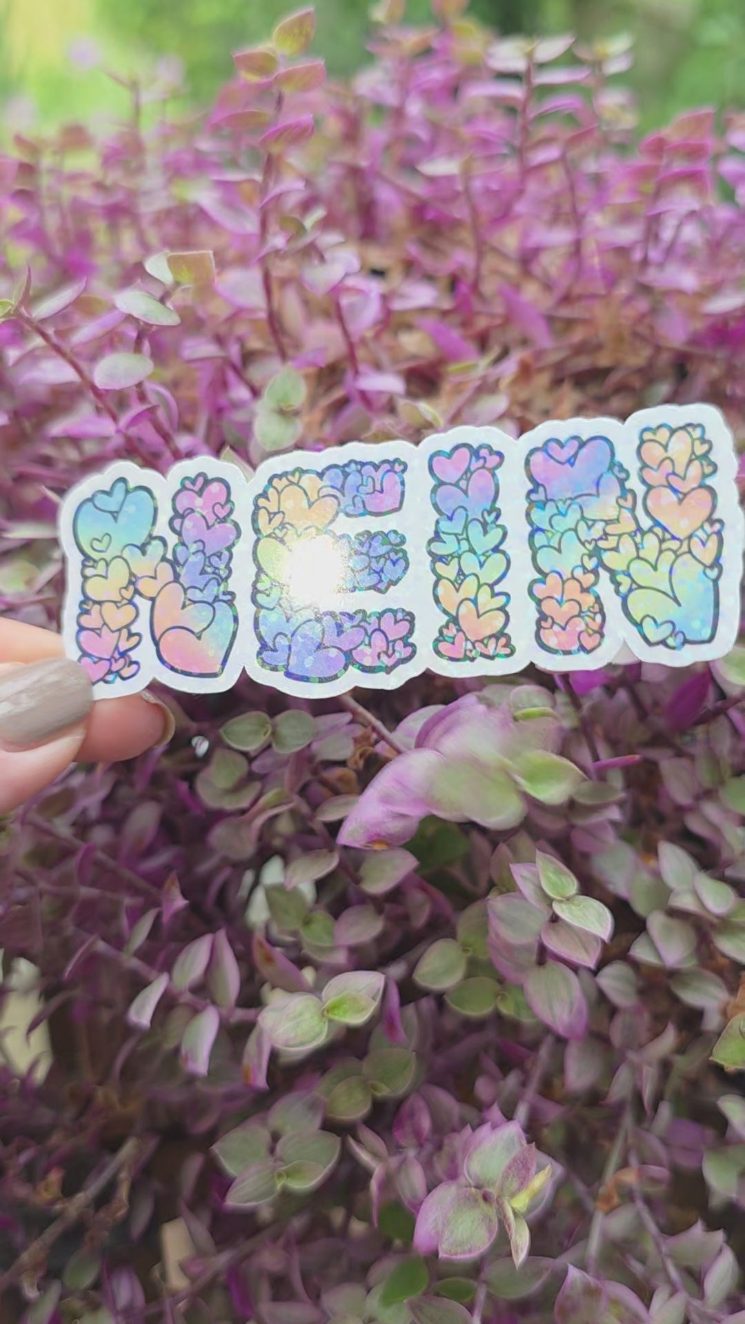 Holo-Sticker "NEIN"