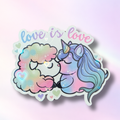 Holo-Sticker "LoveIsLove"